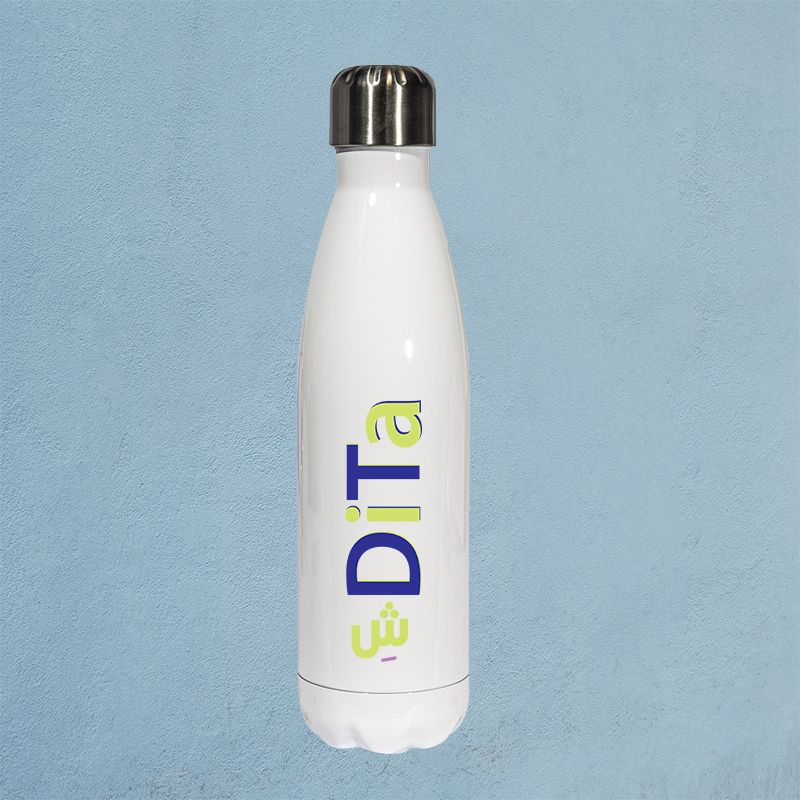 Stainless steel water bottle The name can be customized