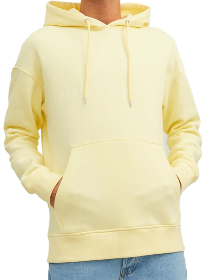 Vanilla Yellow Plain Hoodie for Adult's
