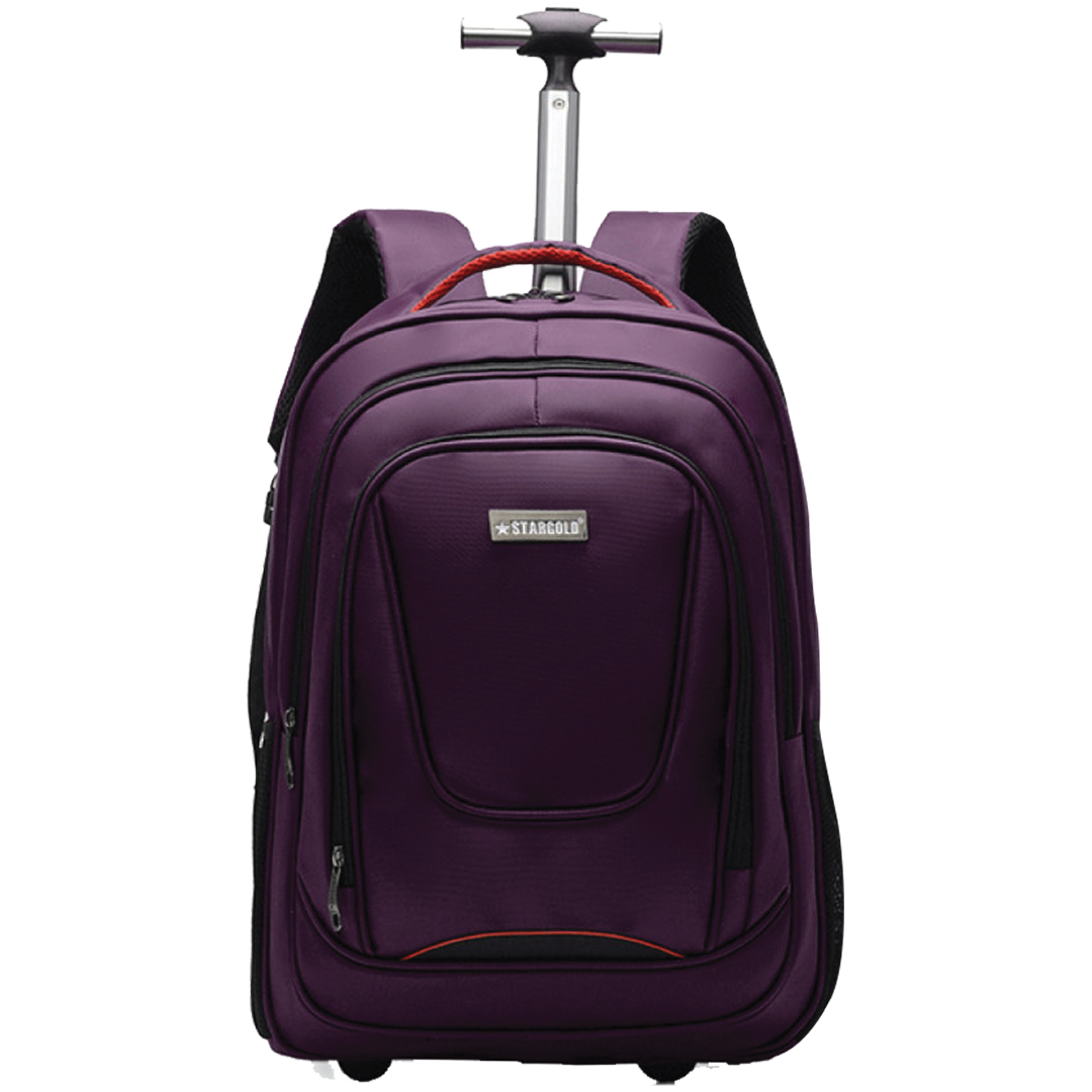 STARGOLD Unisex Water Resistant Multipurpose Rolling Backpack Wheeled 22 Inches Trolley Backpack For School, College, Office, Business And Travel
