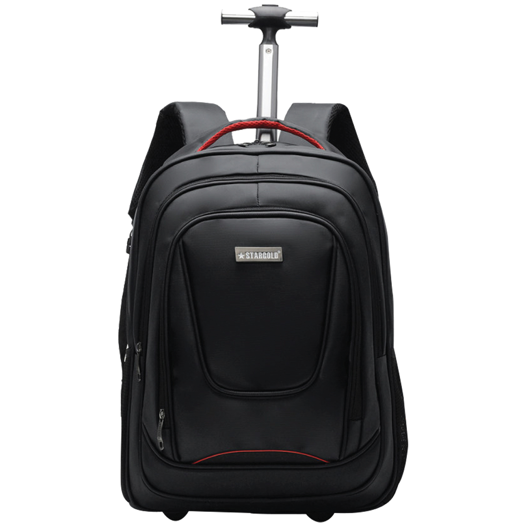 STARGOLD Unisex Water Resistant Multipurpose Rolling Backpack Wheeled 22 Inches Trolley Backpack For School, College, Office, Business And Travel